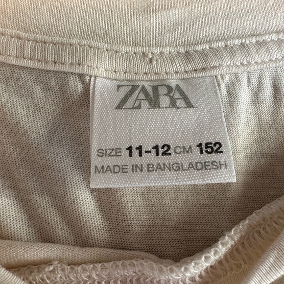 Zara Lightweight Long Sleeve T Girls Age 11-12 - Picture 2 of 3